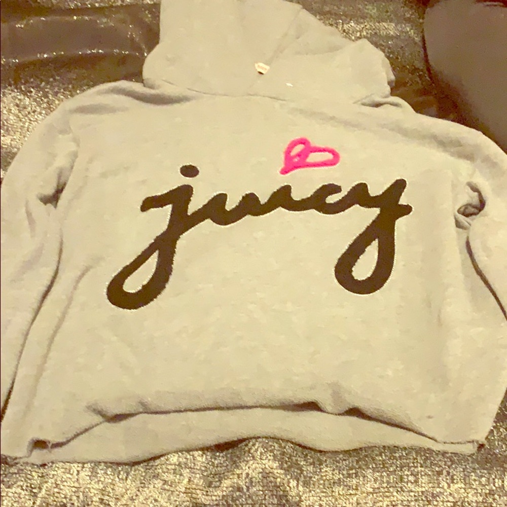 Juicy couture copped sweatshirt